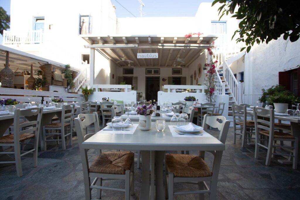 Nautilus restaurant Mykonos
