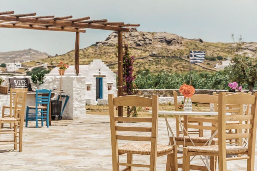 Rizes restaurant Mykonos