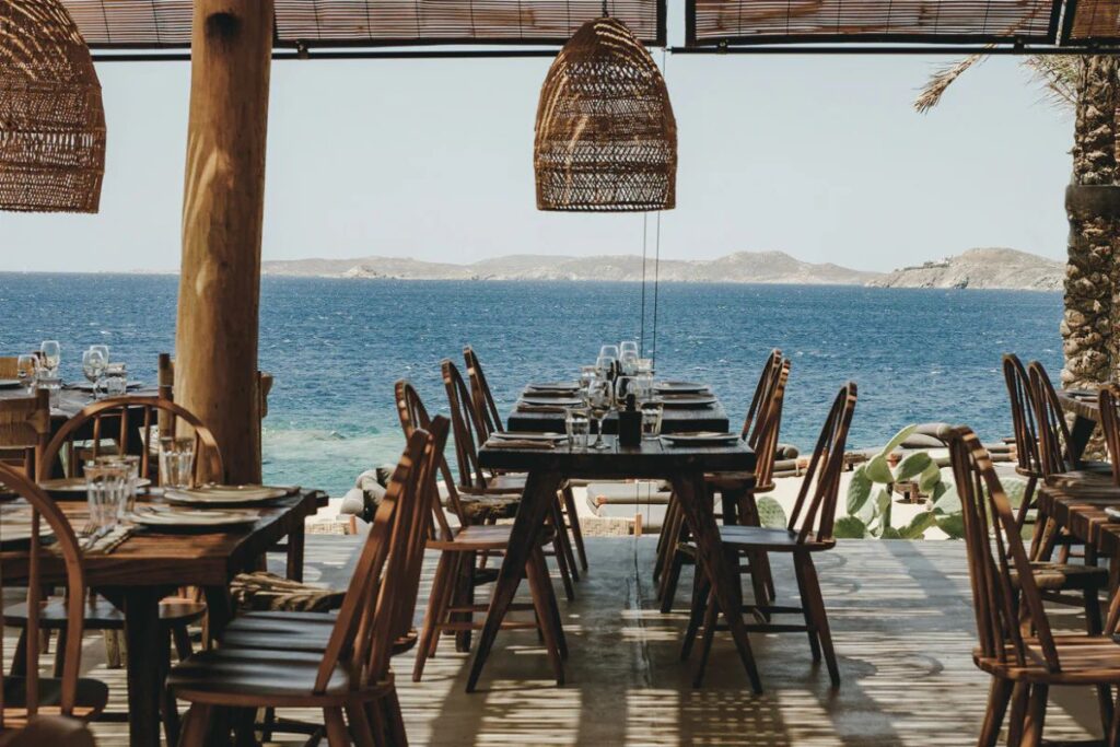 Scorpios restaurant mykonos