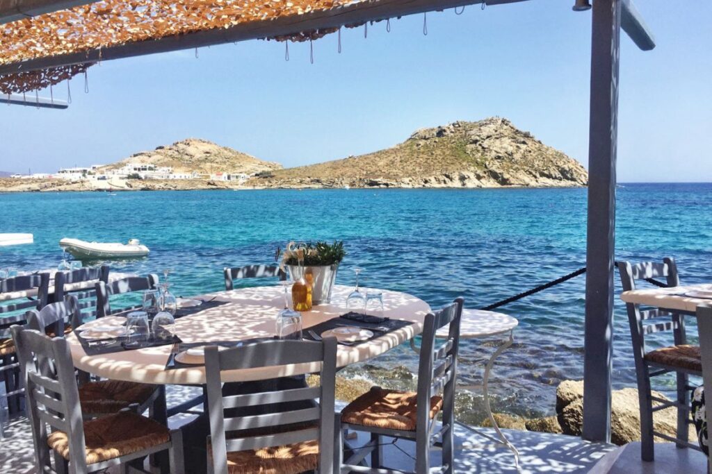 Spilia restaurant Mykonos