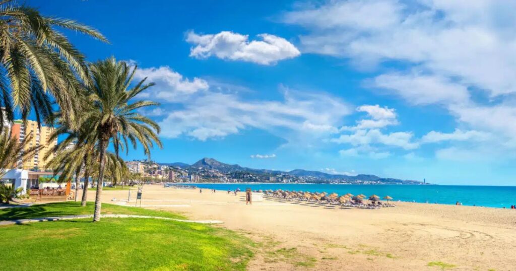 La Caleta Beach in Málaga