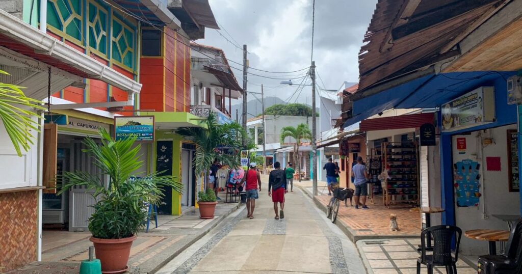 Capurganá street, Colombia
