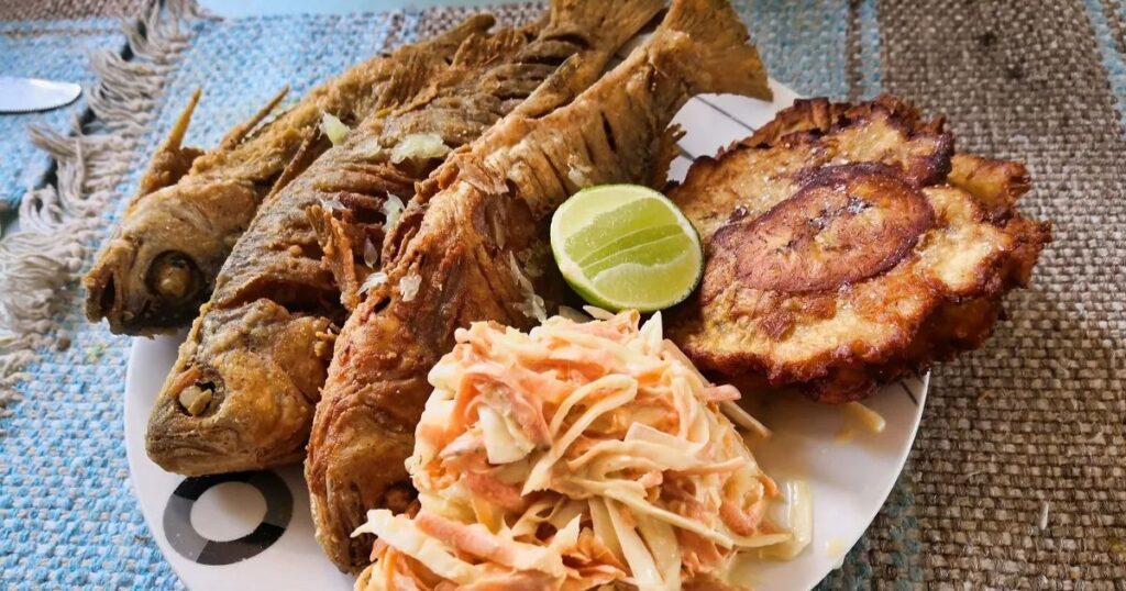 Seafood dish. Colombia