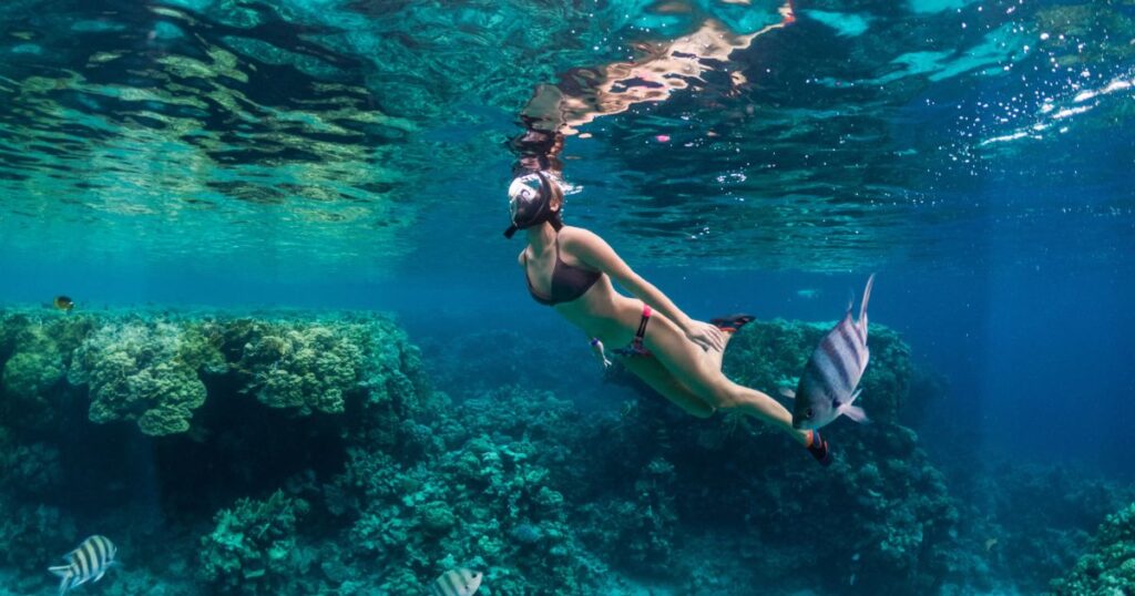 snorking at Capurganá, Colombia